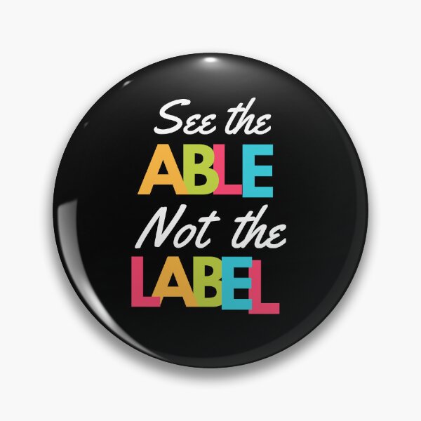Item preview, See the able not the label autism awareness quote  designed and sold by Basma Store.