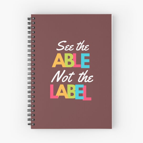 Item preview, See the able not the label autism awareness quote  designed and sold by Basma Store.