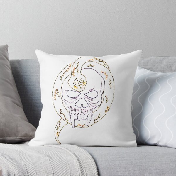 Item preview, Demon skull and snake designed and sold by SharonP-Art.