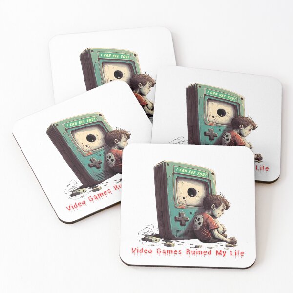 Item preview, Video Games Ruined My Life (zombie boy) designed and sold by Robo-toons.