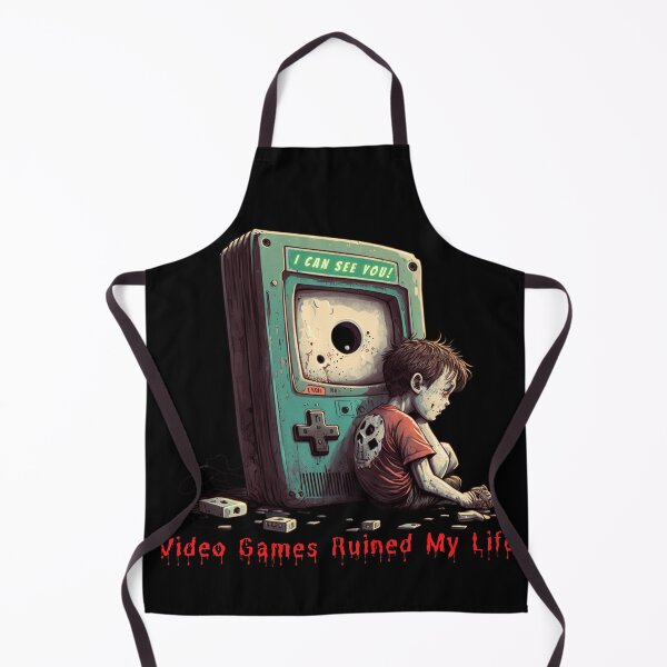 Item preview, Video Games Ruined My Life (zombie boy) designed and sold by Robo-toons.