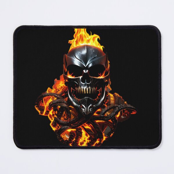 Item preview, Burning skull head fire designed and sold by StarDust43.