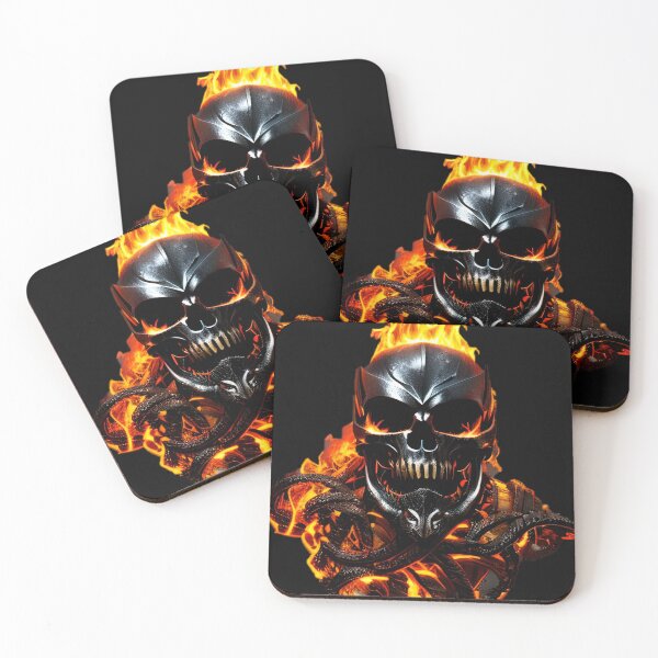 Item preview, Burning skull head fire designed and sold by StarDust43.