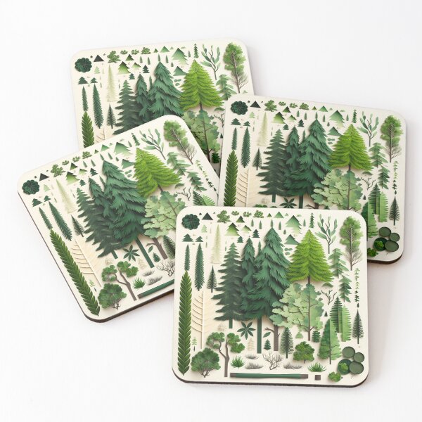 Item preview, Wonderland Pine Forest designed and sold by artecomia.