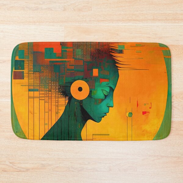 Item preview, Surreal Zen Music Listening Person Painting designed and sold by RK - Shop.