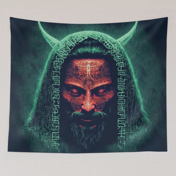 Item preview, Dark Satanic Face , Trending designed and sold by Dualism619.
