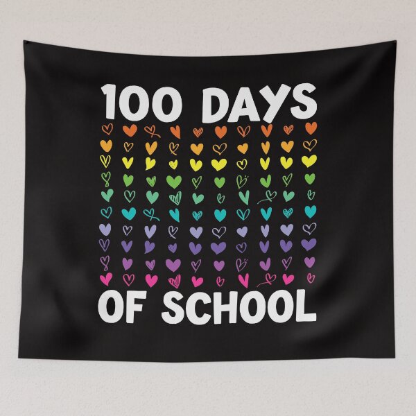 Item preview, 100 Days Of School Heart Love Teacher or Student 100th Day designed and sold by Leader Shirts.