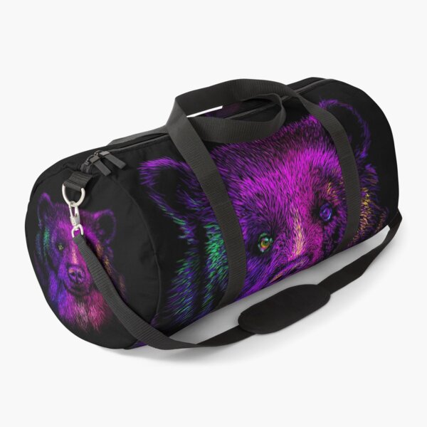 Item preview, Spectacled bear abstract neon colors designed and sold by Bcolors.