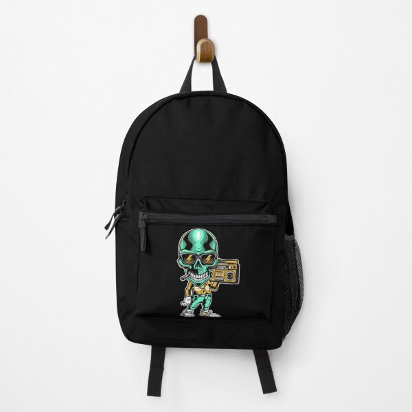 Item preview, Funny Blue Skull Boombox Cartoon Graphic Cool Design Streetwear designed and sold by PECCATOR.