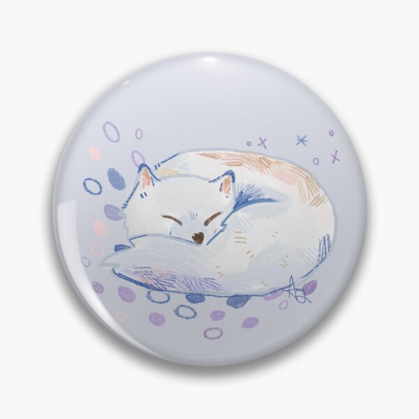 Item preview, Sleeping Arctic Fox designed and sold by aymeigh.