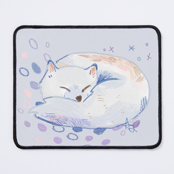 Item preview, Sleeping Arctic Fox designed and sold by aymeigh.