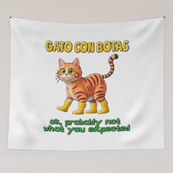 Item preview, Gato con botas, diseño divertido, gato con botas designed and sold by Ricardo Gutierrez.