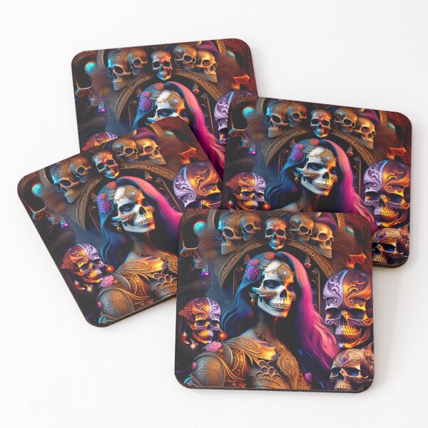 Item preview, glow sugar skull designed and sold by Sympetrum.