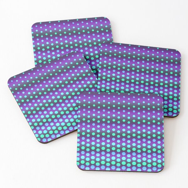 Item preview, Half tone dots mint blue green  designed and sold by TheRightHonMP.