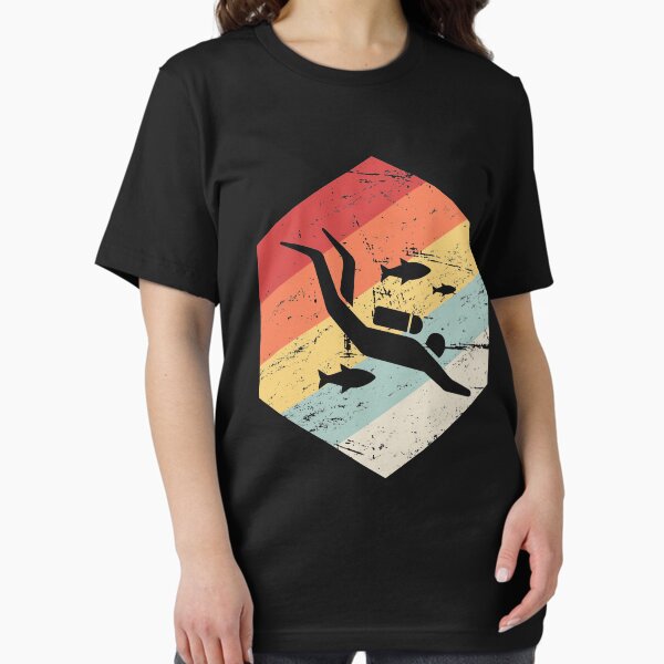 Item preview, Retro 70s Scuba Diver Icon designed and sold by Jam Jar.