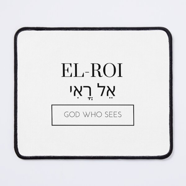Item preview, |El-ROI|God Who Sees| designed and sold by TheLogosStudio.