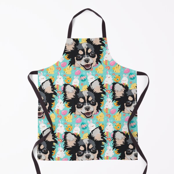 Item preview, Copy of Long haired Chihuahua with Easter pattern designed and sold by LeahcarsArt.
