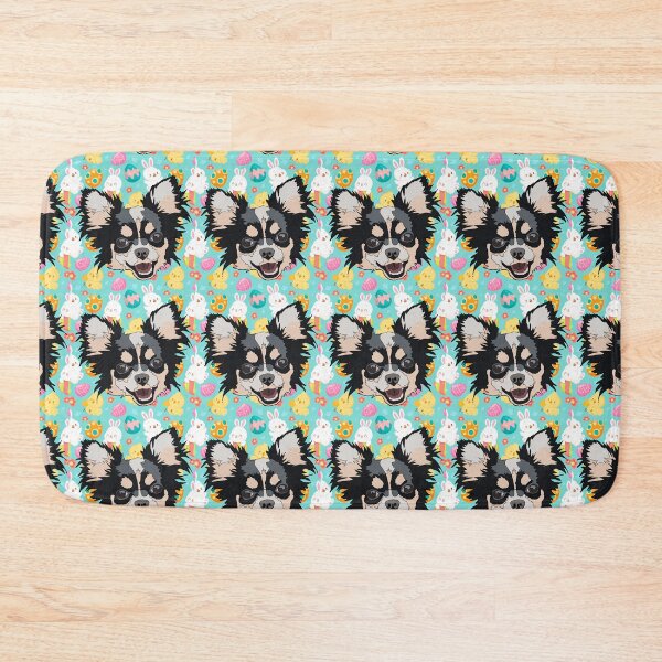 Item preview, Copy of  Long haired Chihuahua with Easter pattern designed and sold by LeahcarsArt.