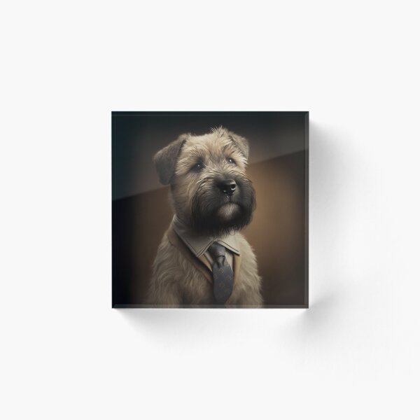 Item preview, Soft Coated Wheaten Terrier in a Suit designed and sold by IllReputes.