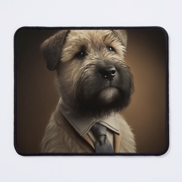 Item preview, Terrier de trigo con revestimiento suave en un traje designed and sold by IllReputes.