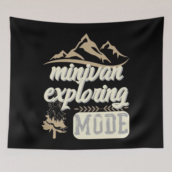 Item preview, minivan exploring mode, forest river sun inside tree pine designed and sold by movie-popcorn.