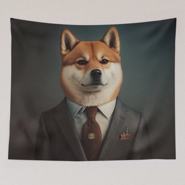 Item preview, Shiba Inu in a Suit designed and sold by IllReputes.