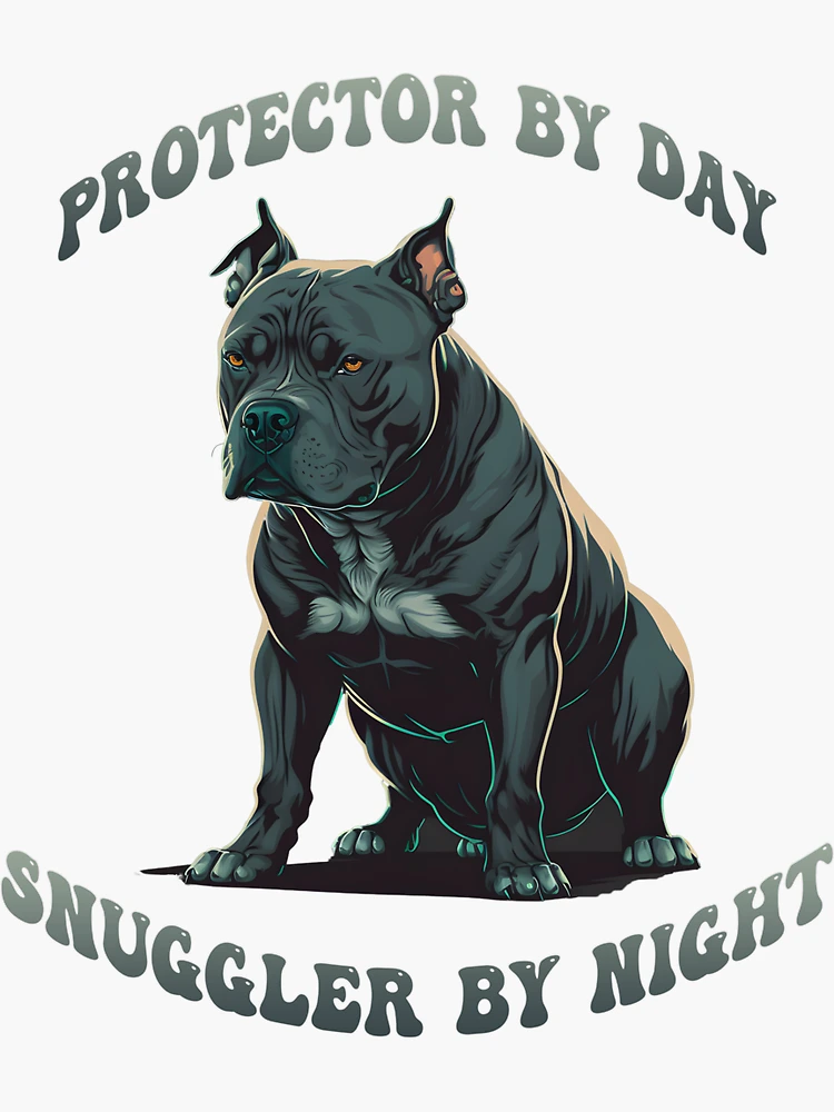 An Imposing Dog Of The American Bully Breed Stock Photo - Download