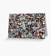 Elvis presley collage Greeting Card
