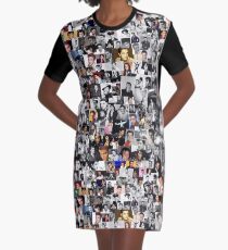 Elvis presley collage Graphic T-Shirt Dress