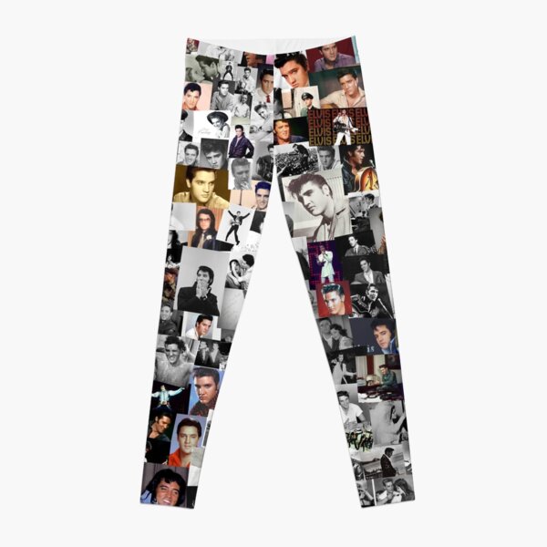 Elvis presley collage Leggings