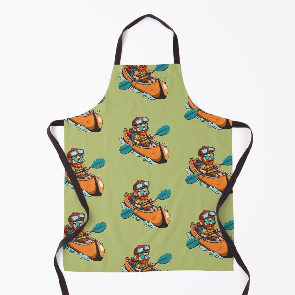 Item preview, Kayaker paddles kayak on the river designed and sold by pixeldizajn.
