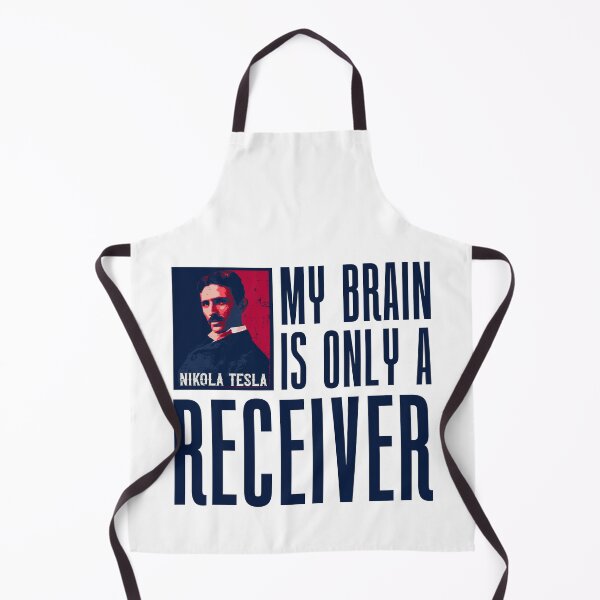 Item preview, My brain is only a receiver, quotes by Nikola Tesla  designed and sold by HomeCoquette.