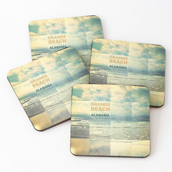 Item preview, Orange Beach retro collage designed and sold by planet99design.