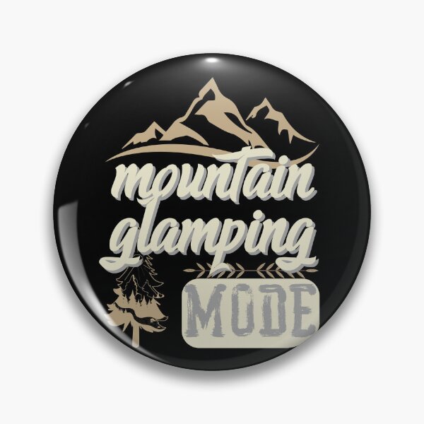 Item preview, mountain glamping mode, forest river sun inside tree pine designed and sold by movie-popcorn.