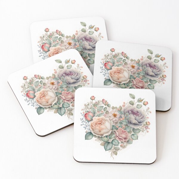 Item preview, Secret Garden Heart - Romantic Flowers Love designed and sold by thedarkbrook.