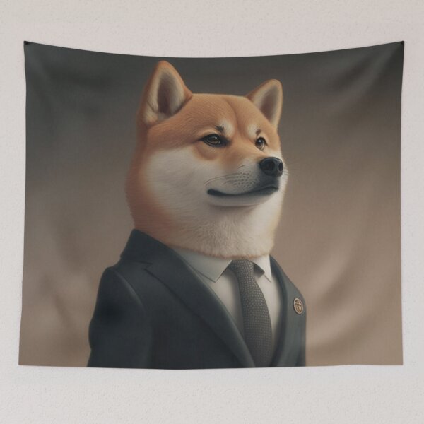 Item preview, Shiba Inu in a Suit Distinguished  designed and sold by IllReputes.