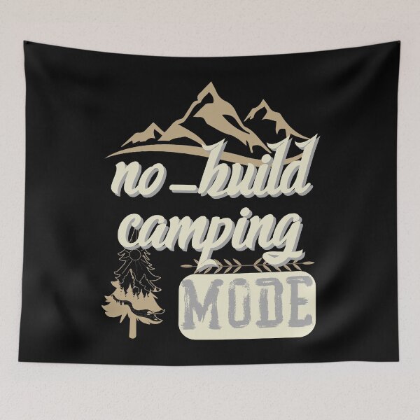 Item preview, no-build camping mode, forest river sun inside tree pine designed and sold by movie-popcorn.