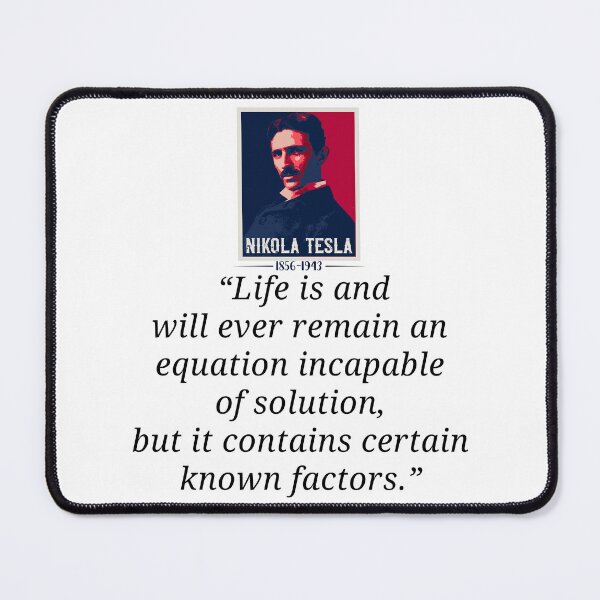 Item preview, Tesla quotations, quotes by Nikola Tesla designed and sold by HomeCoquette.