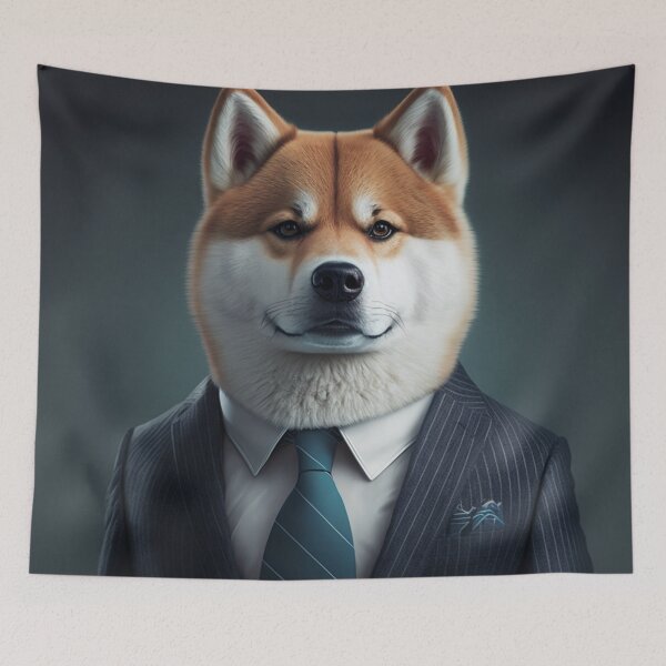 Item preview, Akita in a Suit Happy at Work designed and sold by IllReputes.