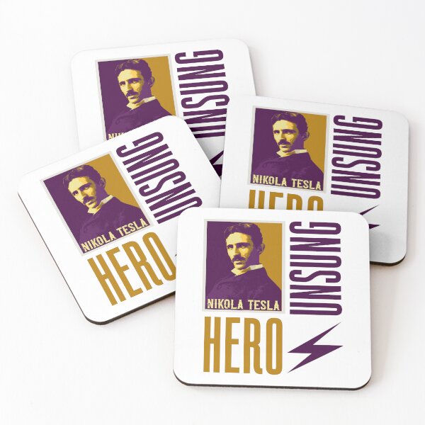 Item preview, Unsung hero Nikola Tesla, quotes by Nikola Tesla  designed and sold by HomeCoquette.