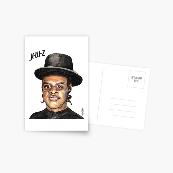 Jew-Z Hanukkah Print Postcard