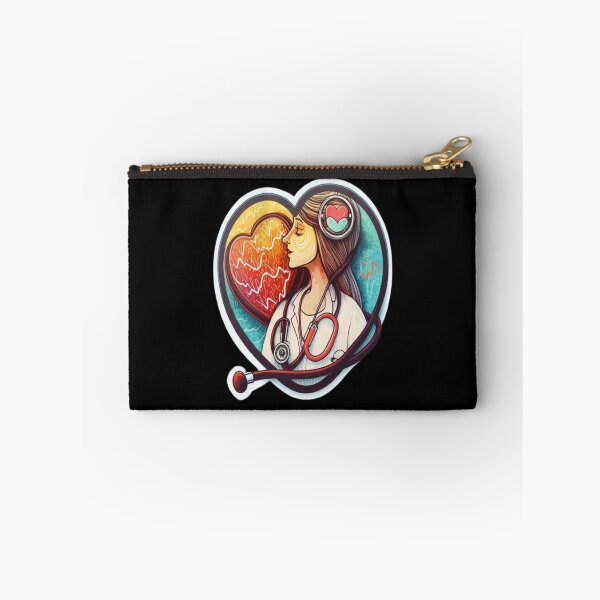 Item preview, Girls Women Nurses Valentine Hearts Stethoscope designed and sold by laurateamart.