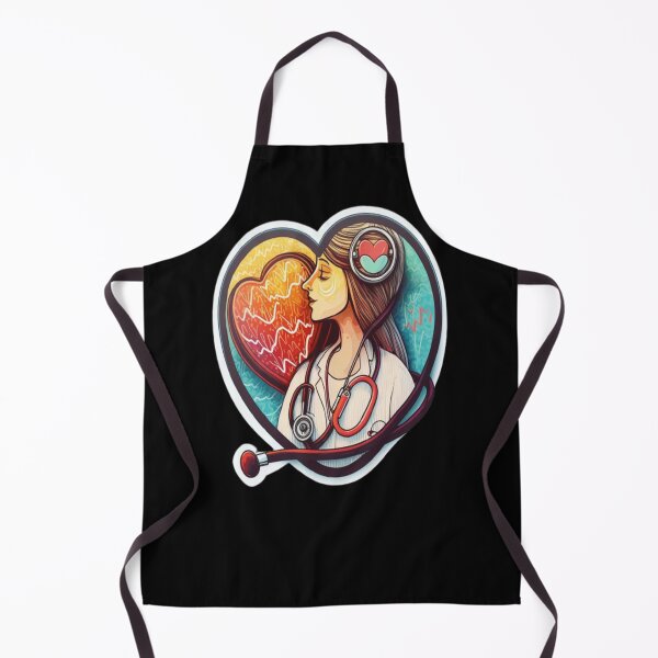 Item preview, Girls Women Nurses Valentine Hearts Stethoscope designed and sold by laurateamart.