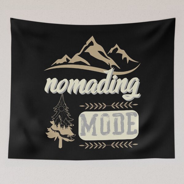 Item preview, nomading mode, forest river sun inside tree pine designed and sold by movie-popcorn.