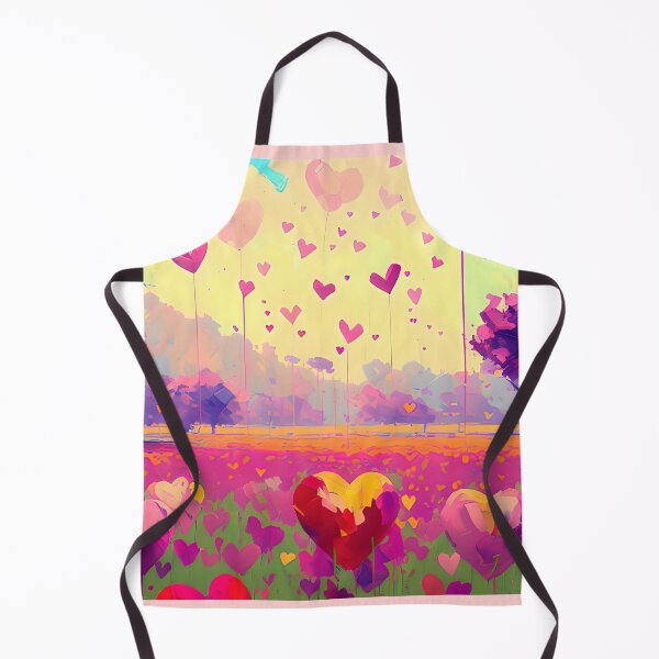 Item preview, Field of Heart Flowers in a Park, Valentine's Day Card designed and sold by FewBits.