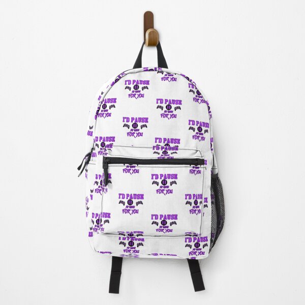 Item preview, I'd Pause My Game For You Purple designed and sold by SamuraiGaming.