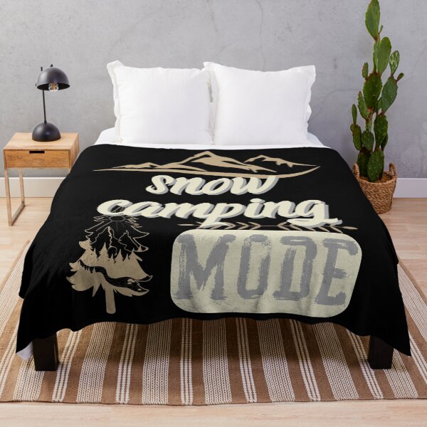 Item preview, snow camping mode, forest river sun inside tree pine designed and sold by movie-popcorn.