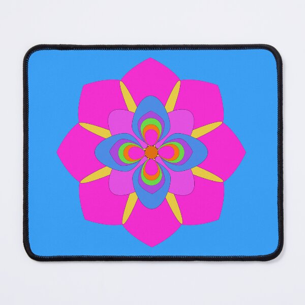 Item preview,  Bright flower ornament, mandala, multicolored, shining designed and sold by IrinaIhnatieva.