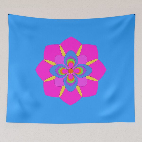 Item preview,  Bright flower ornament, mandala, multicolored, shining designed and sold by IrinaIhnatieva.