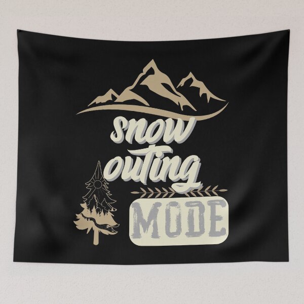Item preview, snow outing mode, forest river sun inside tree pine designed and sold by movie-popcorn.